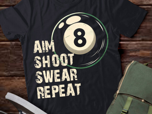 Lt215 billard billiards 8 eight ball retro lucky 8 ball t shirt vector graphic