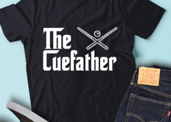 LT218 The Cue Father Funny Pool Billiards Player Gift t shirt vector graphic