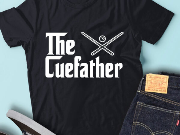 Lt218 the cue father funny pool billiards player gift t shirt vector graphic