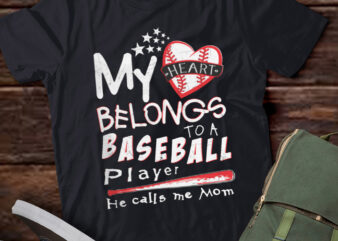 LT223 He Calls Me Mom Baseball Mom Shirts For Women t shirt vector graphic