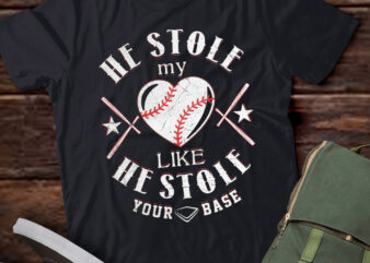 LT228 He Stole My Heart Baseball Mom Gifts For Women