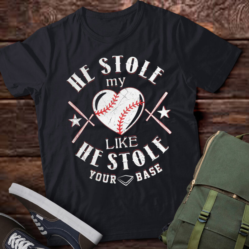 LT228 He Stole My Heart Baseball Mom Gifts For Women