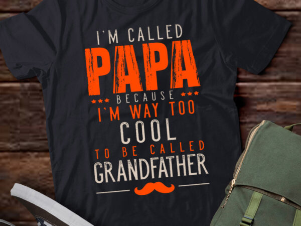 Lt244 mens papa grandfather shirt funny grandpa fathers gift t shirt vector graphic