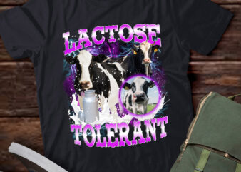 Lactose Tolerant Vintage Retro Milk 90s Funny Meme lts-d t shirt vector graphic