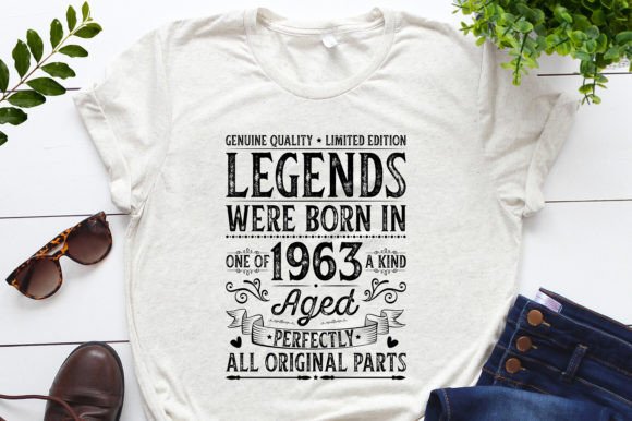 Legend Birthday T-Shirt Design Bundle