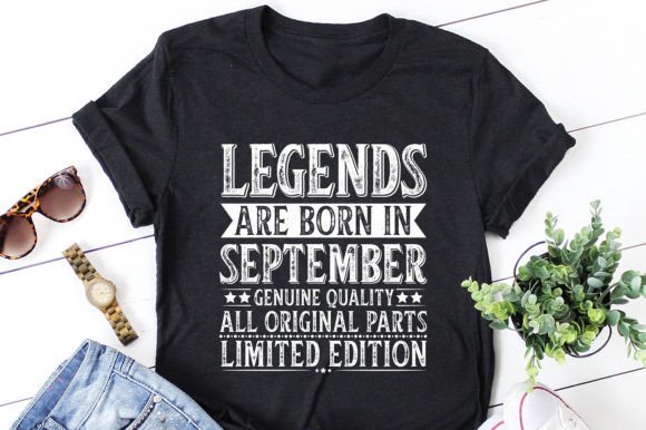 Legend Birthday T-Shirt Design Bundle