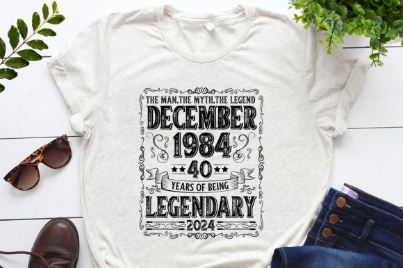 Legend Birthday T-Shirt Design Bundle