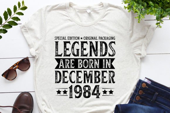 Legend Birthday T-Shirt Design Bundle