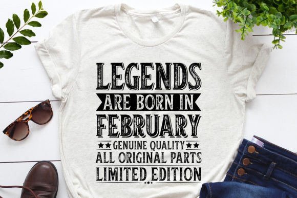 Legend Birthday T-Shirt Design Bundle