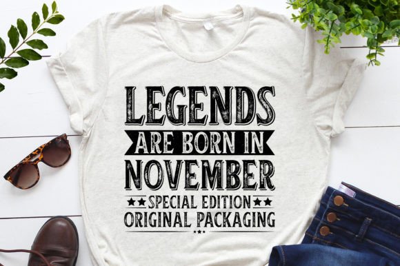 Legend Birthday T-Shirt Design Bundle