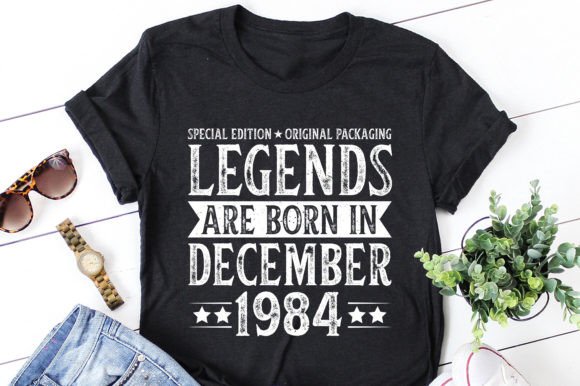 Legend Birthday T-Shirt Design Bundle