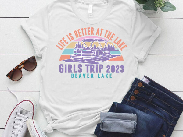 Life is better at the lake life summer lake vacation lts-d t shirt vector graphic