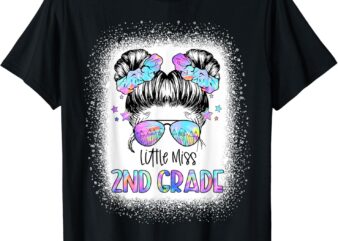 Little Miss 2nd Grade First Day Of School Second Grade Girls T-Shirt