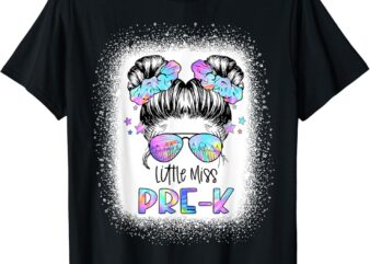 Little Miss PRE-K First Day Of School 1st Day Preschool Girl T-Shirt