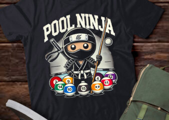 M292 Pool Ninja Cute Pocket Billiards Lover Gift