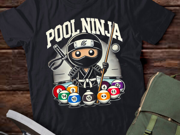 M292 pool ninja cute pocket billiards lover gift t shirt designs for sale