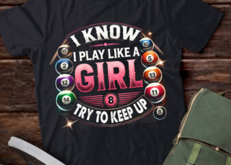 M294-Funny Billiards Design For Women Pool Billiard Player