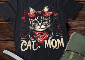 M299 Funny Cat Mom for Cat Lovers Mothers Day Gift t shirt designs for sale