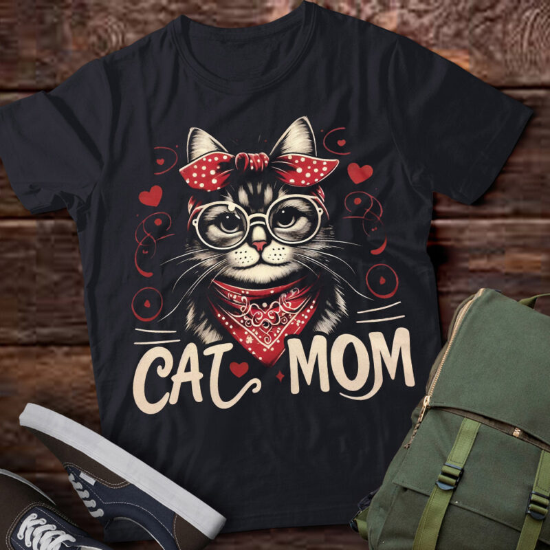 M299 Funny Cat Mom for Cat Lovers Mothers Day Gift