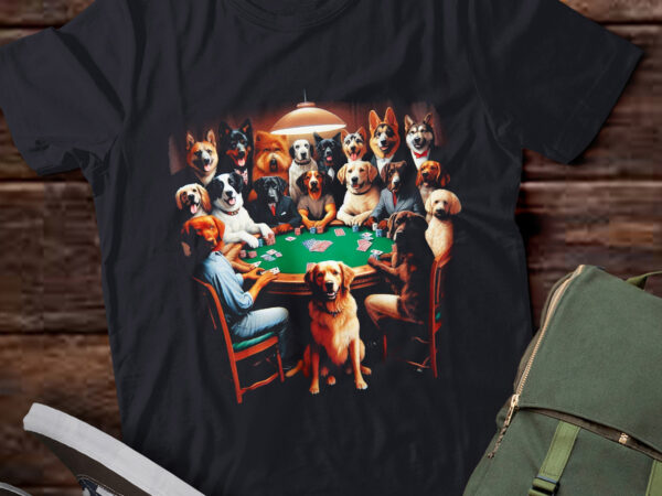 M308 a friend in need poker cards dogs playing poker t shirt designs for sale