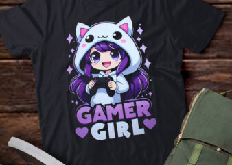 M315 Gamer Girl Cute Gaming Video Games t shirt designs for sale