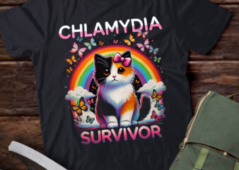 M318 Chlamydia Survivor Sarcastic Ironic Inappropriate t shirt designs for sale