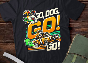 M319 Go Dog Go Car Funny Dog Cartoon Gift