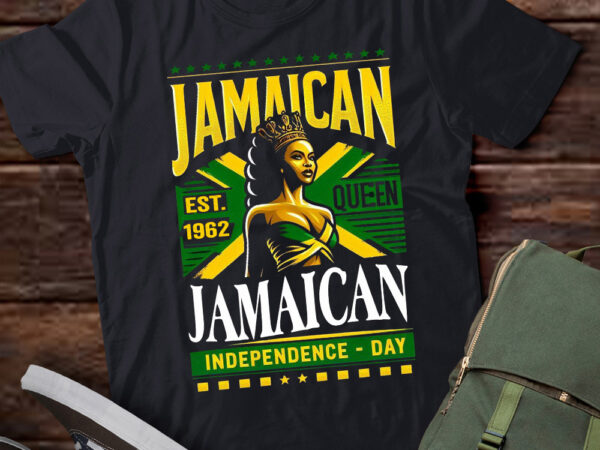 M320 jamaican queen independence day 1962 jamaican queen t shirt designs for sale