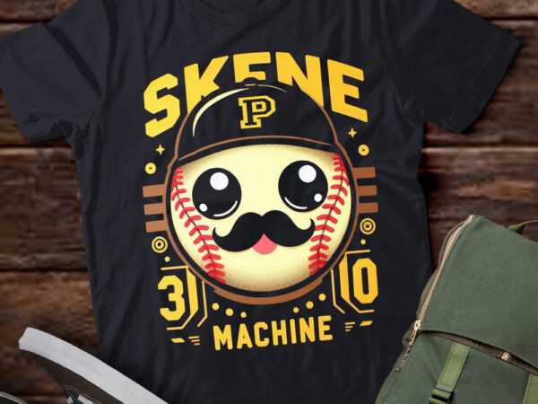 M324 skene machine pittsburgh baseball vintage cursive t shirt designs for sale