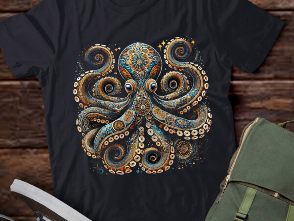 M335 octopus floral vintage flowers squid love scuba diving t shirt designs for sale