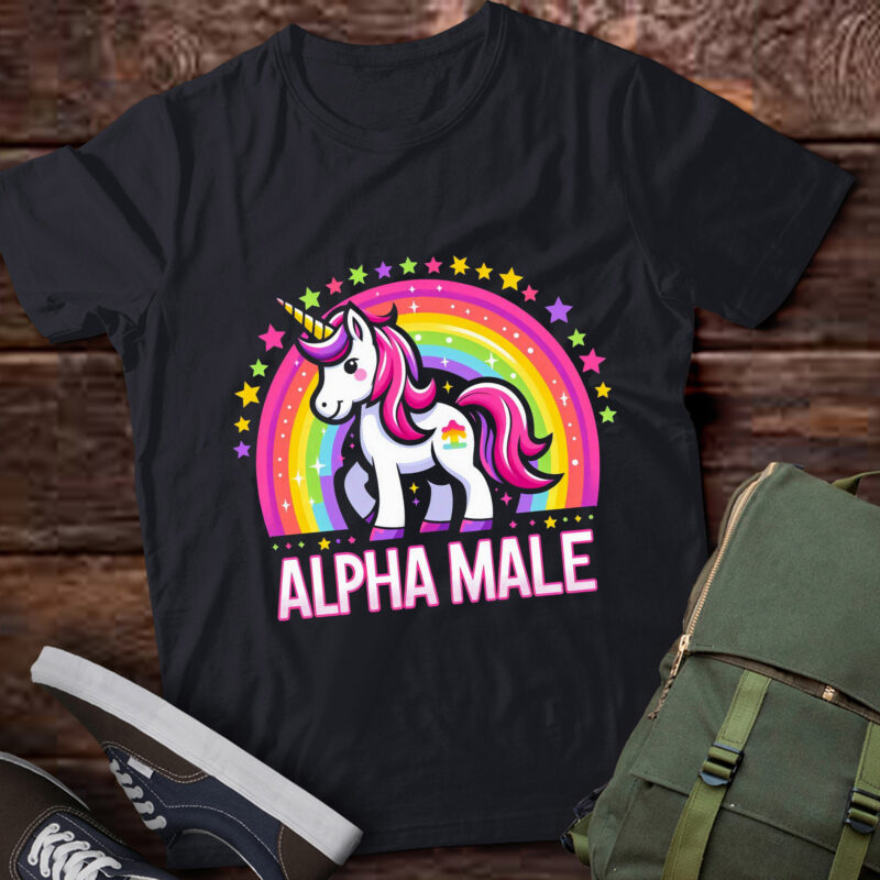 M350 Alpha Male Unicorn Funny Embarrassing Joke Ironic