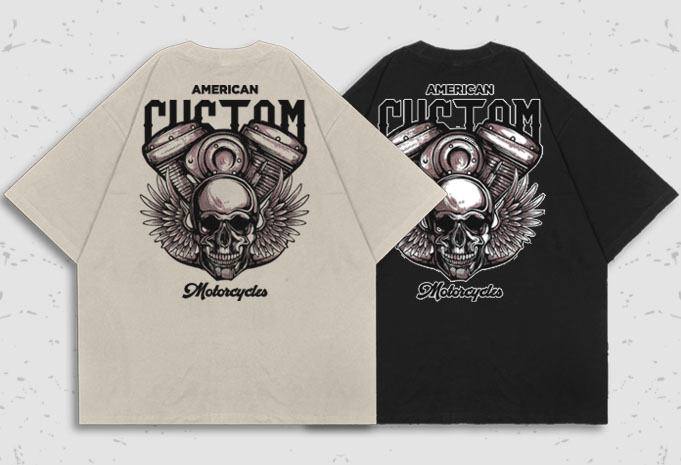 AMERICAN MOTORCYCLES CUSTOM – Tshirt Design