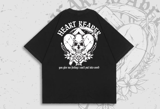 HEART REAPER – Tshirt Design