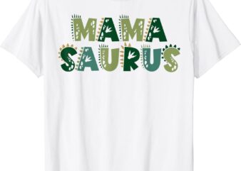 MamaSaurus DadaSaurus Matching Family Dinosaur Birthday T-Shirt