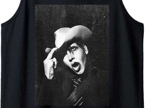 Marilyn manson – cowboy tank top t shirt designs for sale