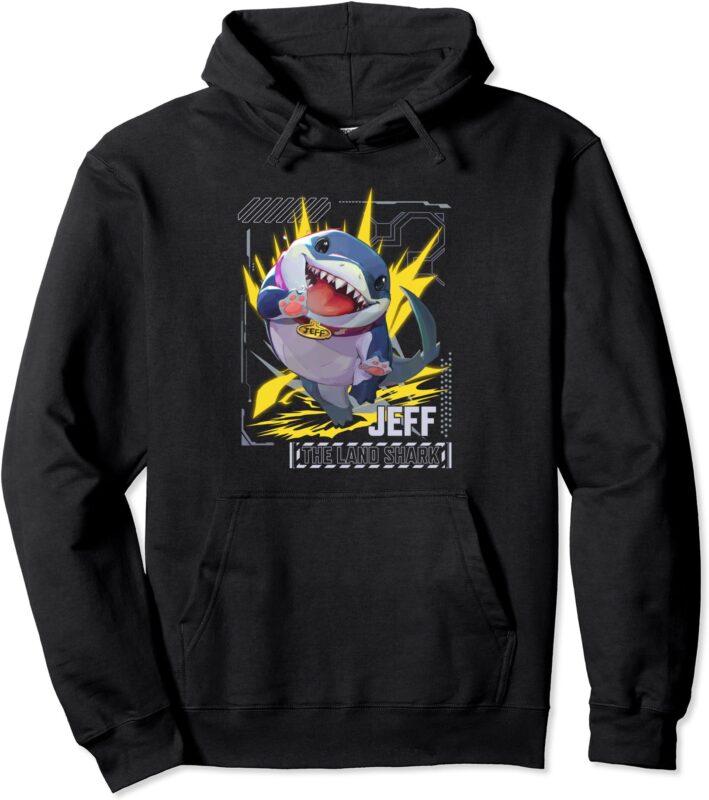 Marvel Rivals Gamerverse Super Hero PVP Jeff the Land Shark Pullover Hoodie