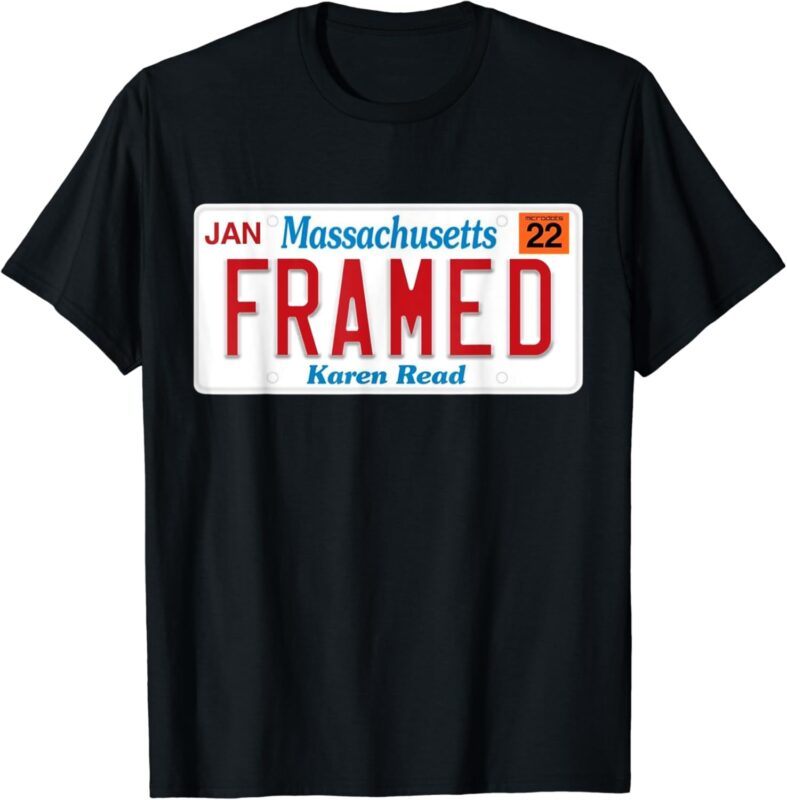 Massachusetts Framed Karen Read T-Shirt