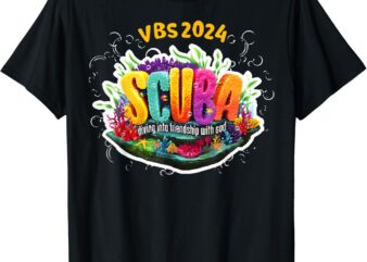 Matching VBS 2024 Scuba Diving Into Friendship With God T-Shirt