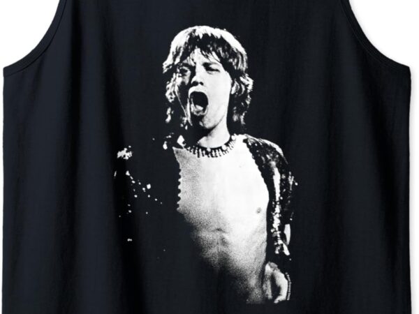 Mick jagger 1971 rolling stones live by everard smith tank top t shirt designs for sale