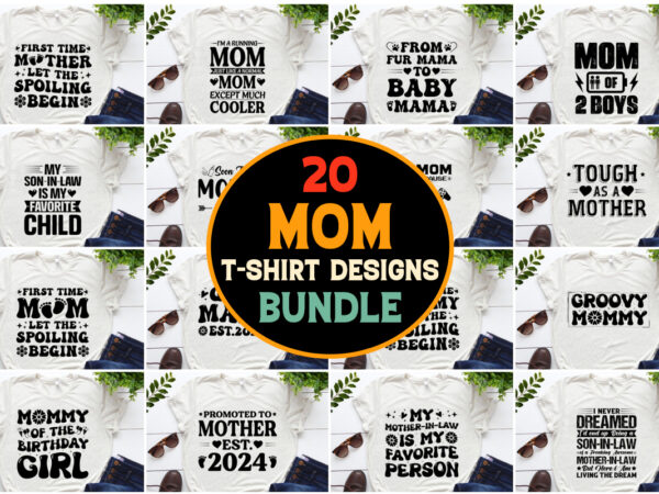 Mom t-shirt design bundle