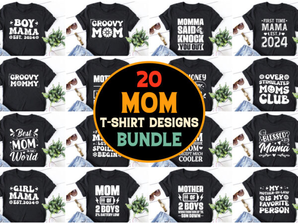 Mom t-shirt design bundle