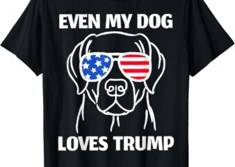 My Dog Loves Trump T-Shirt