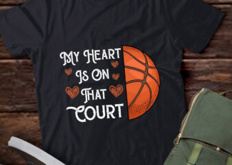 My Heart Is On That Court Baseball Funny Baseball Player Gift lts-d