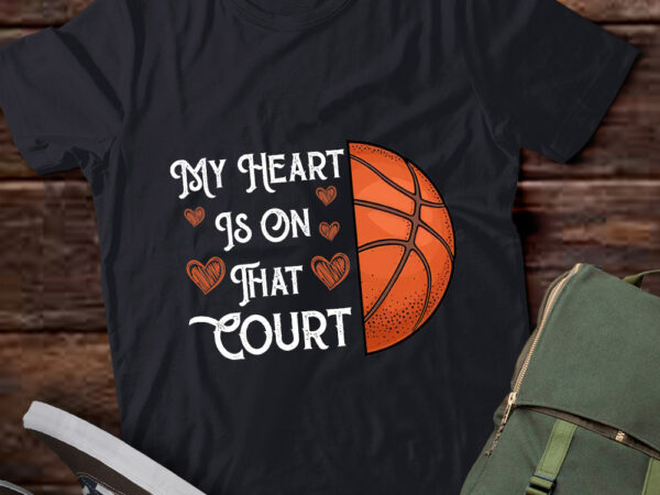 My heart is on that court baseball funny baseball player gift lts-d t shirt designs for sale