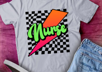 Neon Nurse Retro Vintage Nurse Registered Nurse Life lts-d T shirt vector artwork