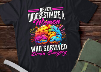 Never Underestimate A Women Who Survived Brain Surgery lts-d