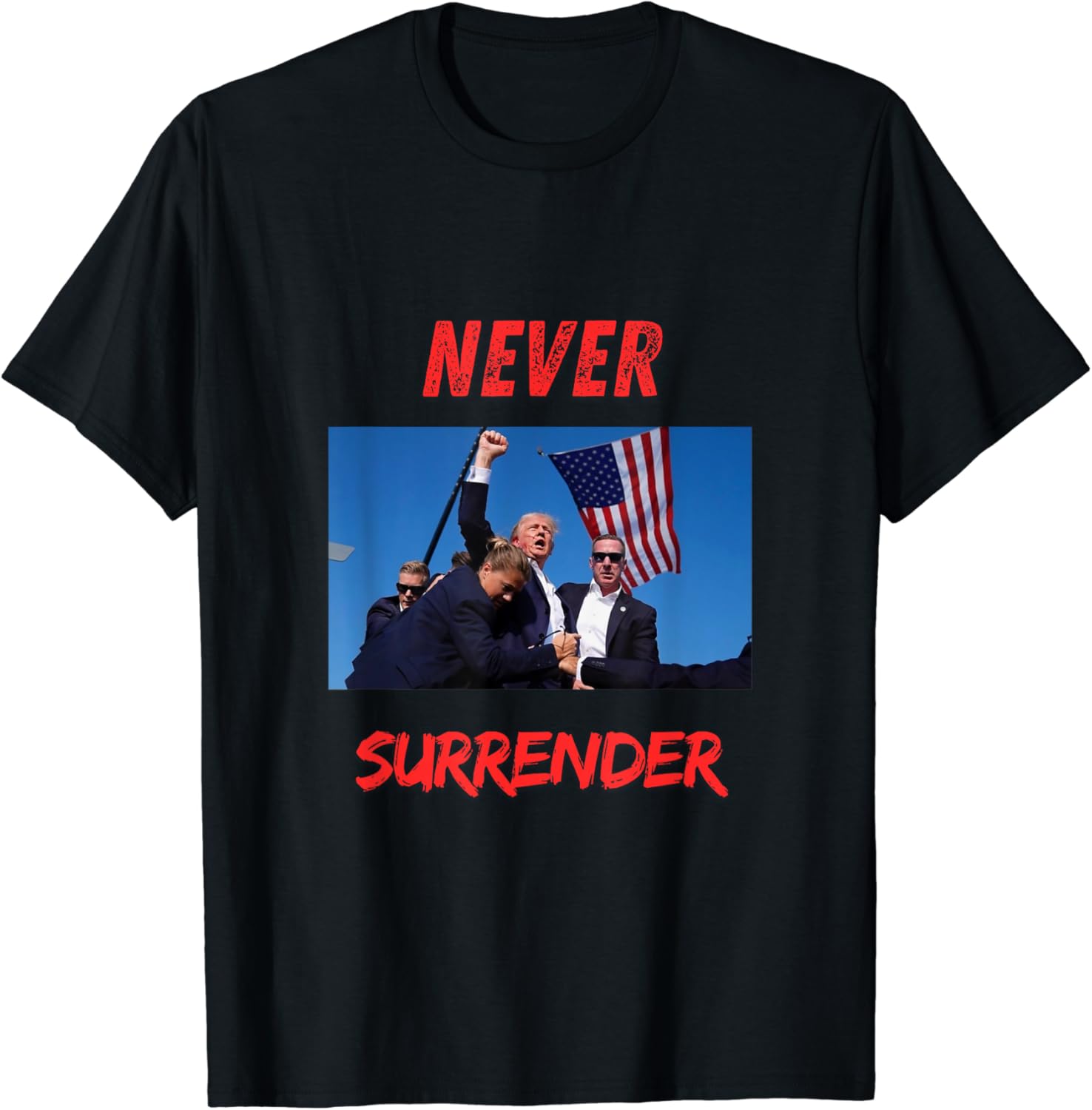 Never surrender T-Shirt - Buy t-shirt designs