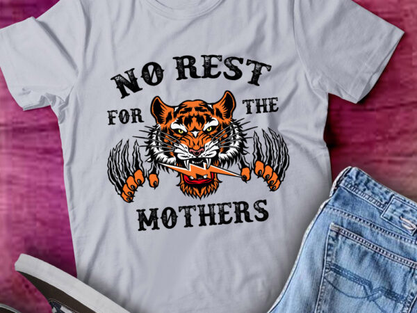 No rest for the mothers motherhood rocker tiger rock mom lts-d T shirt vector artwork