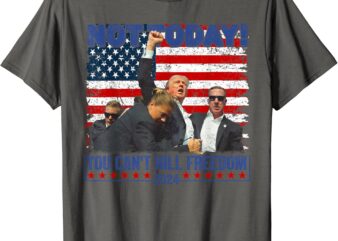 Not Today You Can’t Kill Freedom Trump 2024 President Lover T-Shirt