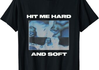 Official Billie Eilish HIT ME HARD AND SOFT Inverted Black T-Shirt